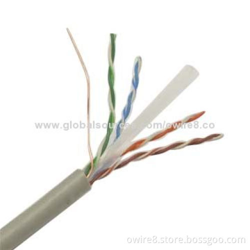 Cat6 UTP 4-pair 23AWG Cable, Factory Supply